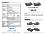 MuxLabLongReach CCTV IP PoE Extender Kit, 30W