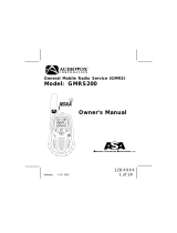 Voyager GMRS200 User manual