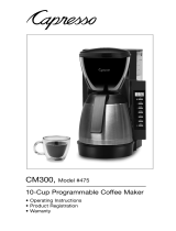 Capresso #475 User manual