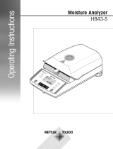 Mettler Toledo HB43-S Operating Instructions Manual