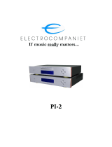 ELECTROCOMPANIET PI 2 Owner's manual