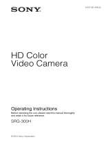 Sony SRG-300H User manual