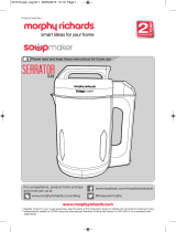 Morphy Richards 501013 Soup Maker User manual