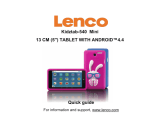 Lenco KidzTab Series User KidzTab 540 Mini Owner's manual