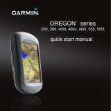 Garmin Oregon 400t User manual