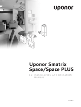 Uponor Smatrix Space and Space PLUS Owner's manual