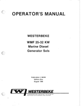 Westerbeke 25.0 WMF - 60 Hz User manual