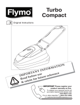 Flymo TURBO COMPACT 330 Owner's manual