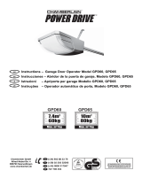 Chamberlain Power Drive GPD65 Owner's manual