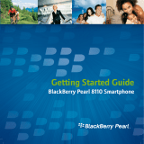 Blackberry Pearl 8110 User manual