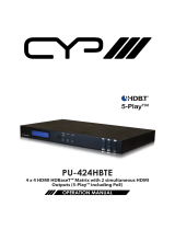 CYP PU-424HBTE User manual
