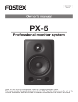 Fostex PX-5 Owner's manual