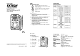 Extech Instruments DM110 User manual