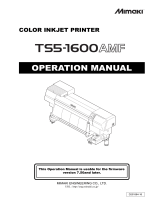 MIMAKI TS5-1600AMF Operating instructions