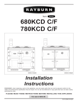 AGA Rayburn 600 Series 680K & 780K CD Installation guide