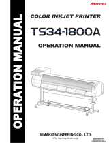 MIMAKI TS34-1800A Operating instructions