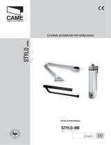 CAME STYLO-ME Owner's manual