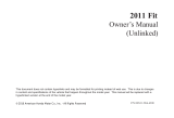 Honda FIT Owner's manual