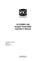 RKI Instruments 65-2320RK-100 Owner's manual