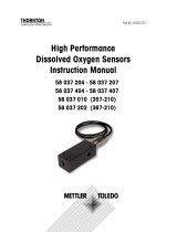 Mettler Toledo High Performance DO Sensors Operating instructions