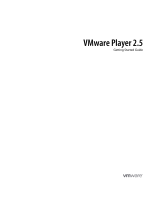 VMware Player Player 2.5 Quick start guide