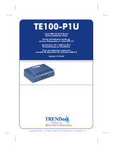 Trendnet TE100-P1U Quick Installation Guide