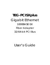 Trendnet TEG-PCISXplus Owner's manual