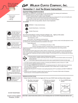 Wilbur Curtis Company TCTS User manual