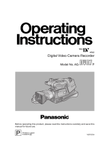 Panasonic AG-DVC7P User manual