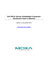 Moxa DA-681A Series User manual