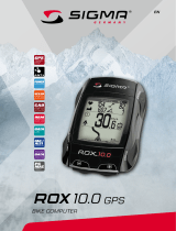 SIGMA SPORT ROX 10.0 GPS User manual