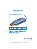 Trendnet TBW-102UB User guide