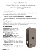 Crown Boiler Phantom Boiler System Combi Kit User manual