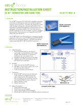 Legrand EZ-RJ45 Modular Plug Hand Tool, IS-0177 Installation guide