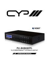 CYP PU-8H8HBTPL User manual