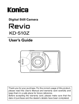 Minolta Revio KD-510Z User manual