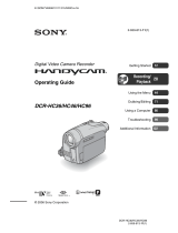 Sony DCR-HC96E Owner's manual
