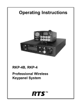 RTS Rkp-4 & rkp-4b User manual