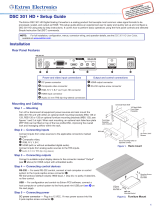 Extron electronics DSC 301 HD User manual