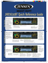 Jensen JHD3630BT Reference guide