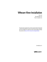 VMware View View 4.6 Installation guide