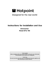 Hotpoint BFQ 700 User manual