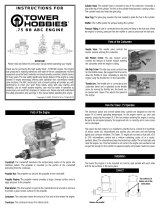 Tower Hobbies .75 BB ABC Engines  User manual