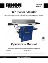 Rikon Power Tools 25-210 Owner's manual