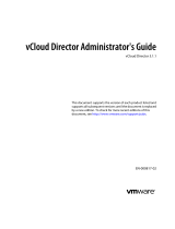 VMware vCloud Director 5.1 User guide