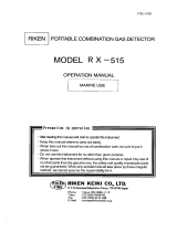 RKI Instruments RX-515 Owner's manual