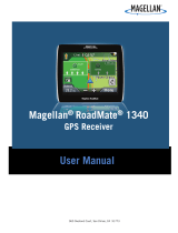 Magellan RoadMate 1340 - Automotive GPS Receiver User manual