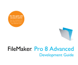 Filemaker FileMaker Pro 8.5 Advanced User guide