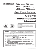 Weil Mclain GOLD CGa-25 User manual