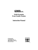 YSI 6000UPG Multiparameter Water Quality Monitor Owner's manual